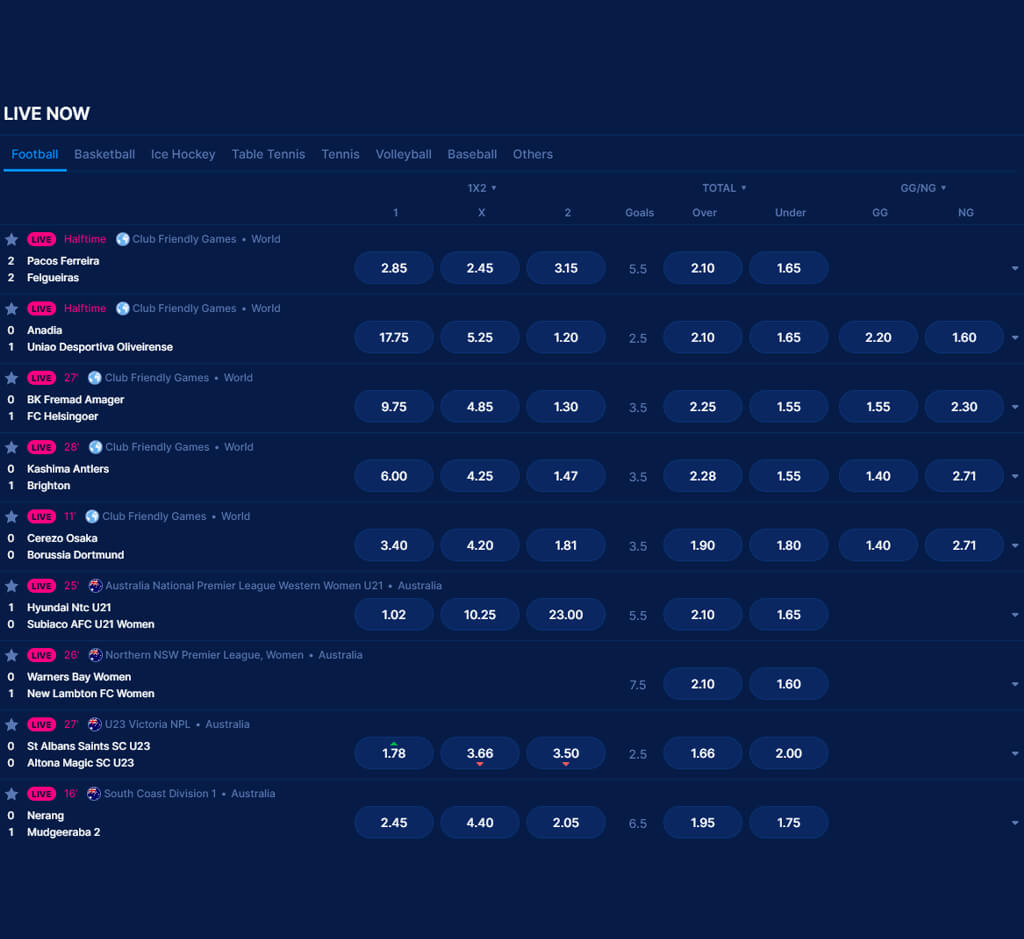 Scommesse sportive di Boomerang su PC